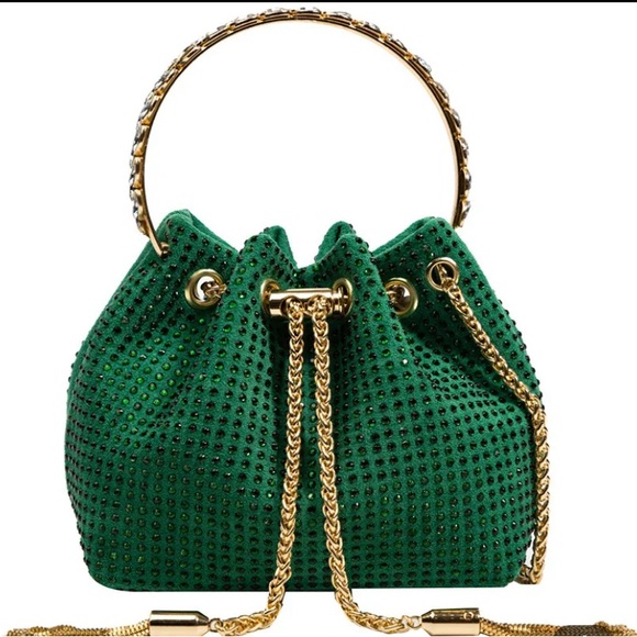 Bubble Rhinestone Party Mini Bag